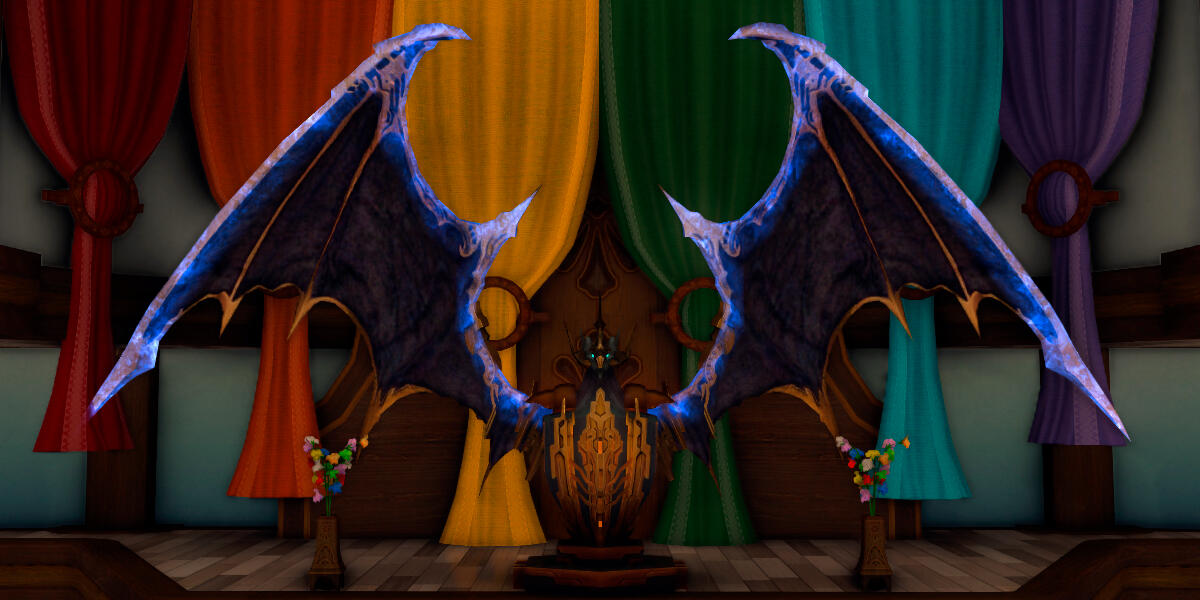 The Head of the Dreadwyrm showcase decorated for Pride
