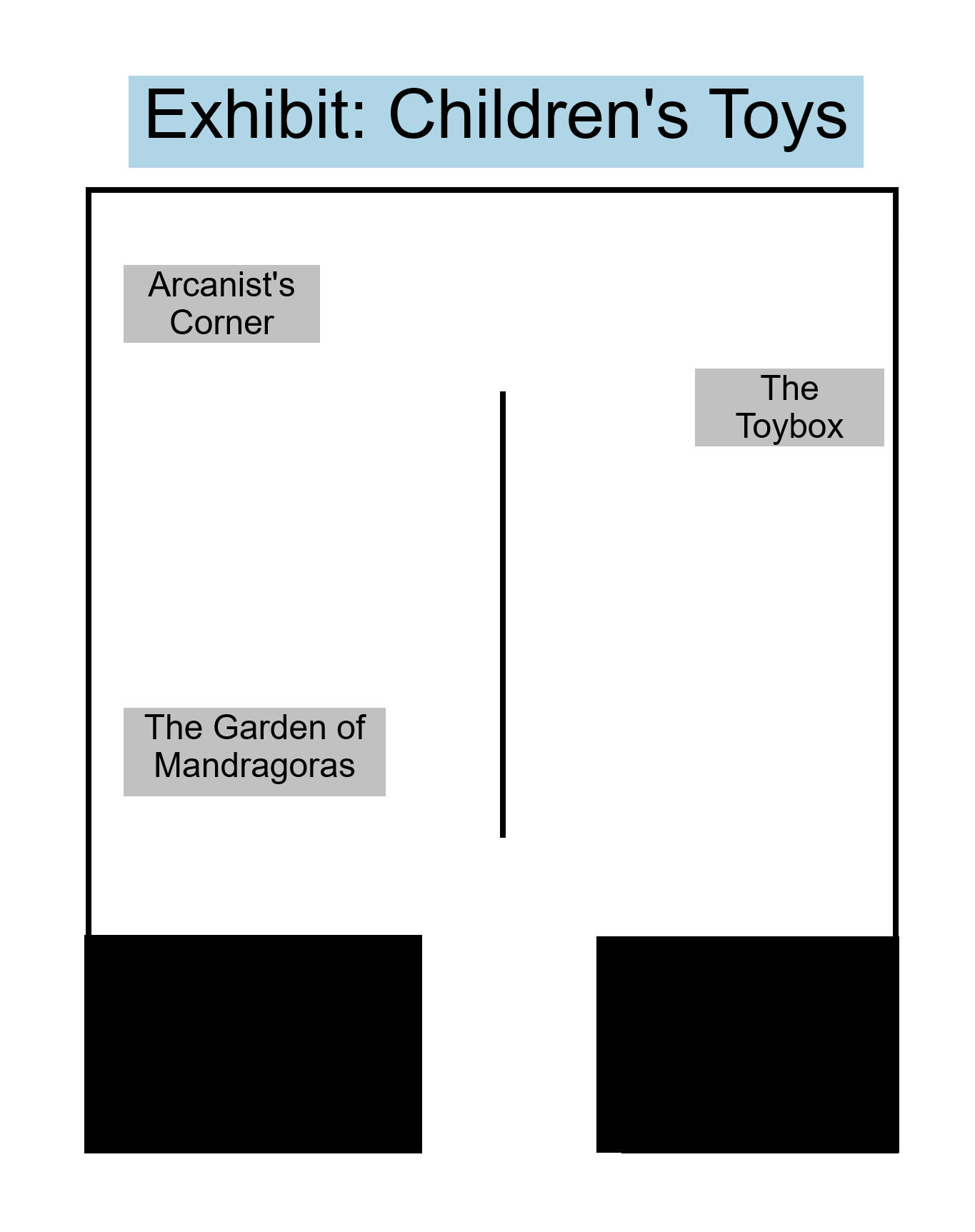 Children's Toys Exhibit Map