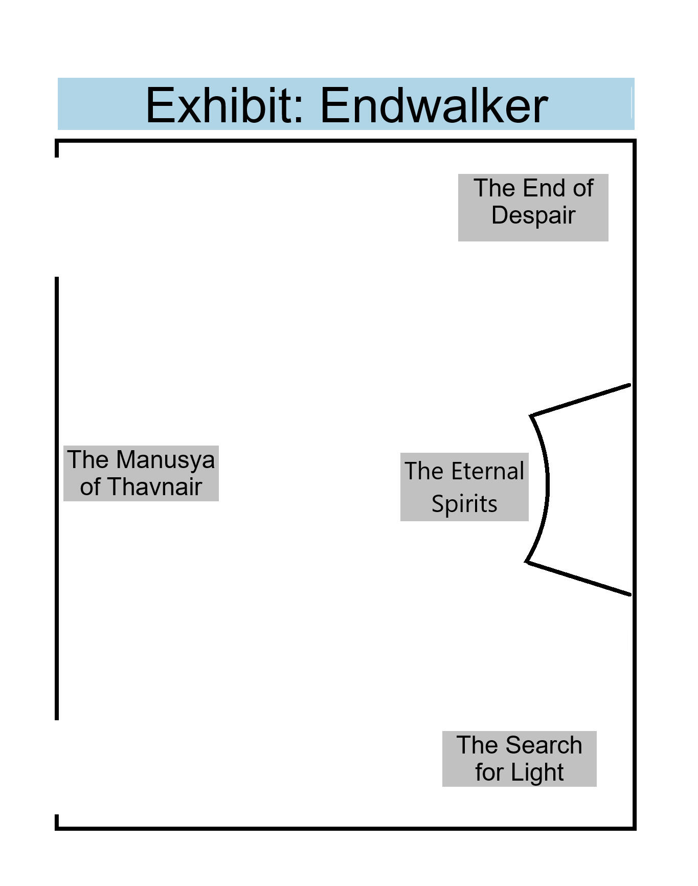 Endwalker Exhibit Map