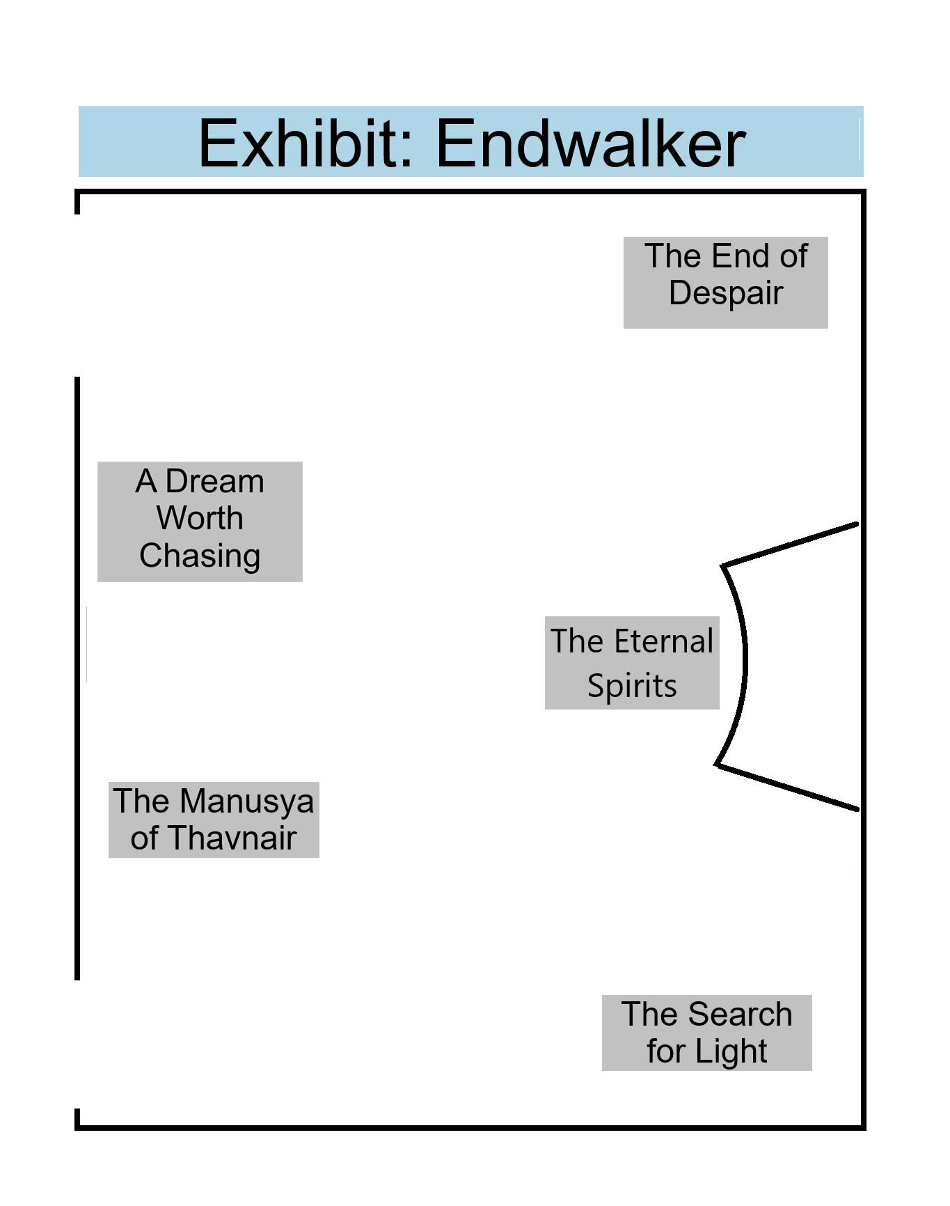 Endwalker Exhibit Map Endwalker Exhibit Map