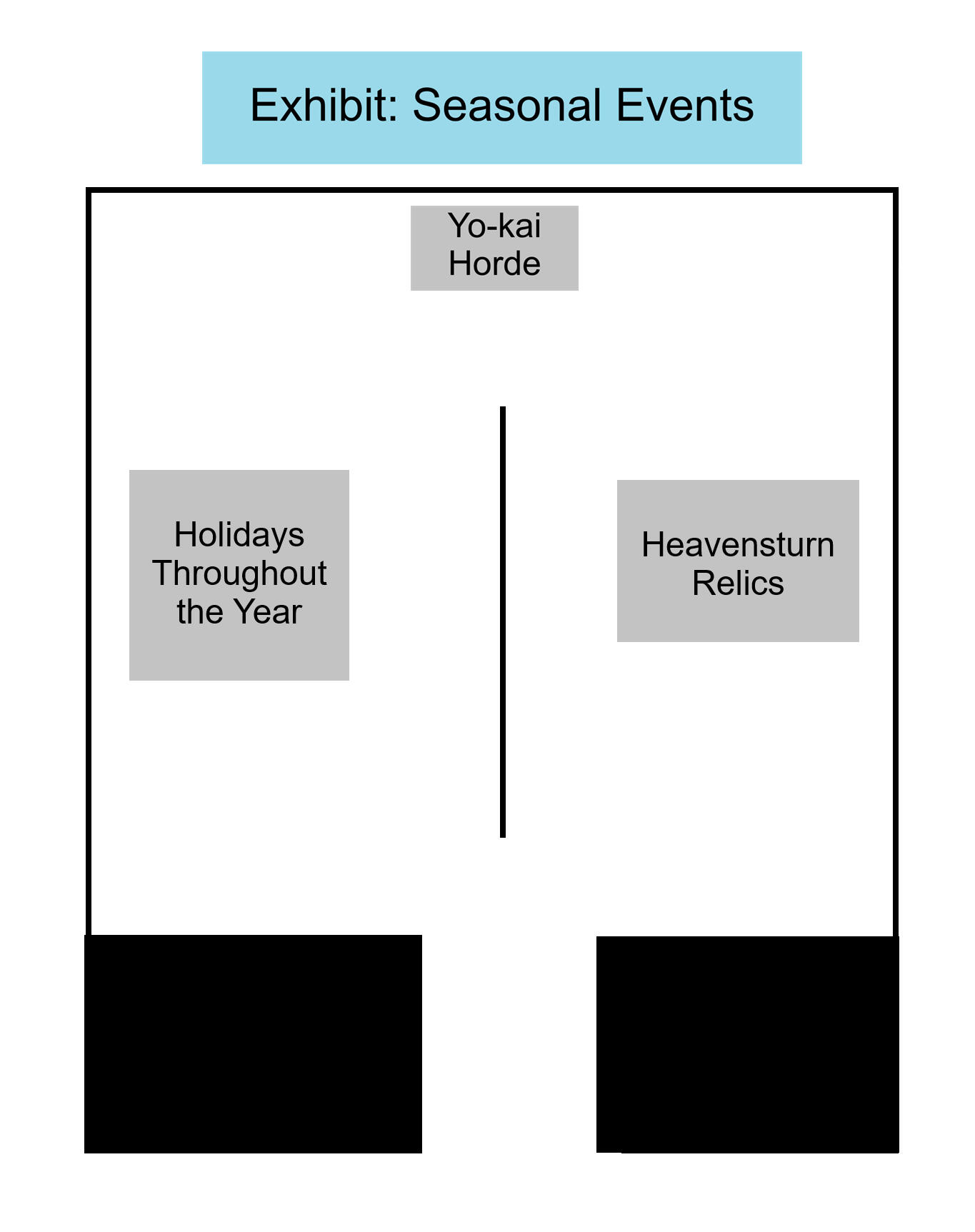 Holiday Exhibit Map Holiday Exhibit Map