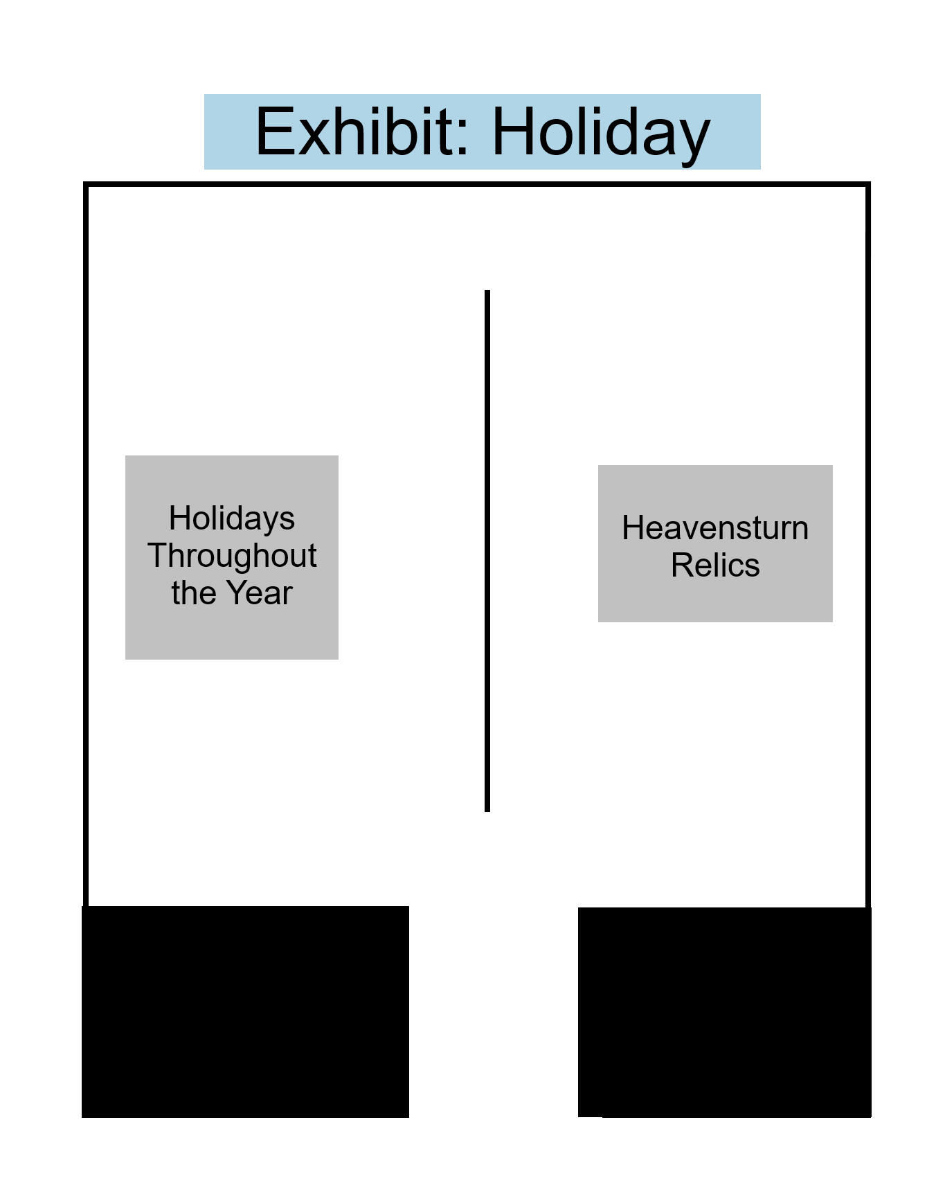 Holiday Exhibit Map Holiday Exhibit Map