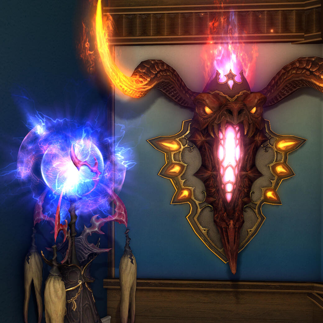 The Lord of Levin Lamp and the Blazing Inferno Wall Lamp